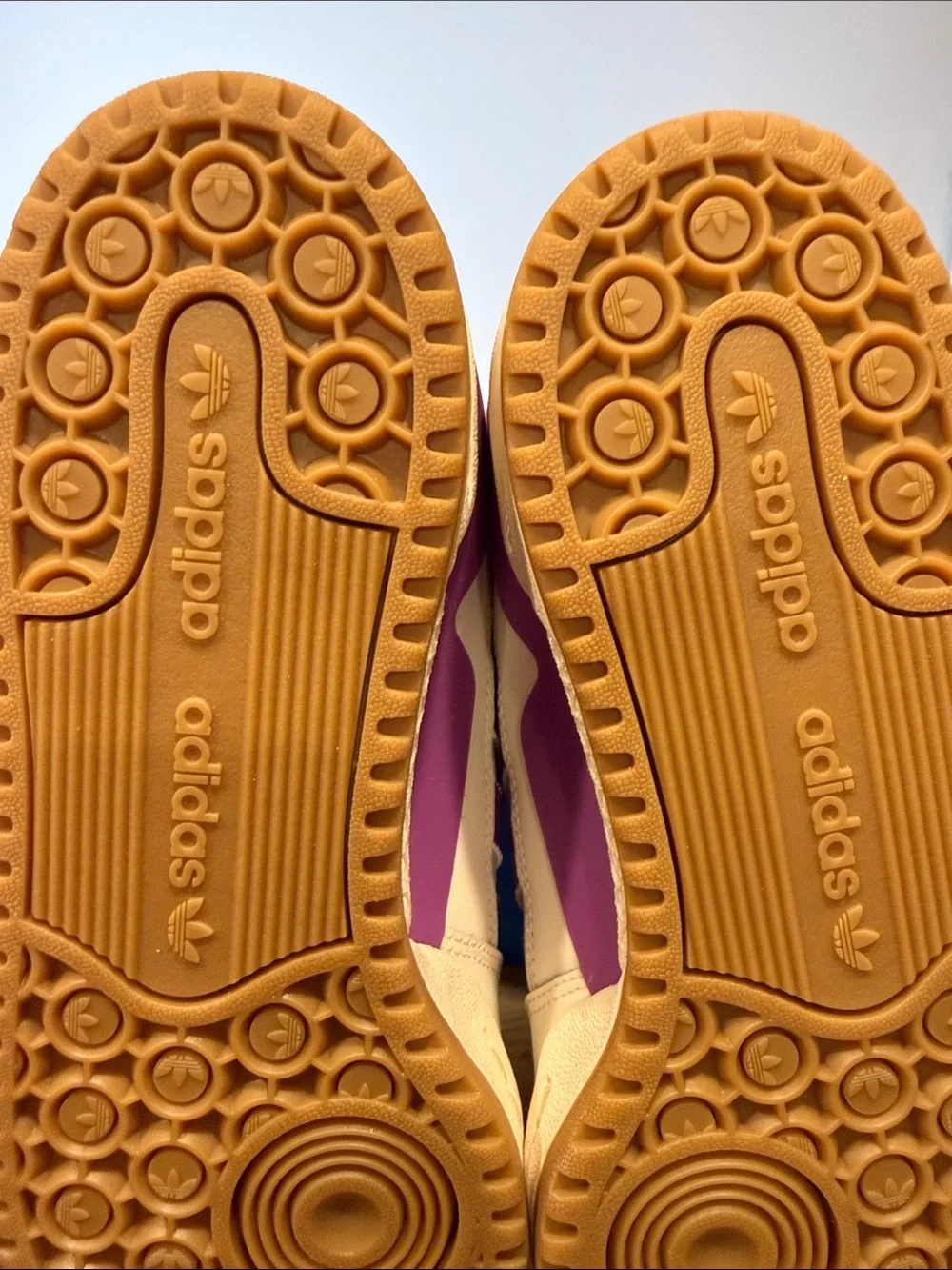 Adidas Originals Forum Low CL W Sneakers Cloud White Purple JR0474 NWT